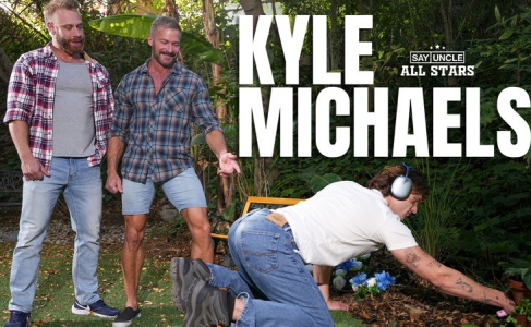 The Gardener Can Take Two Cocks - Greg Dixxon, Brogan and Kyle Michaels Capa